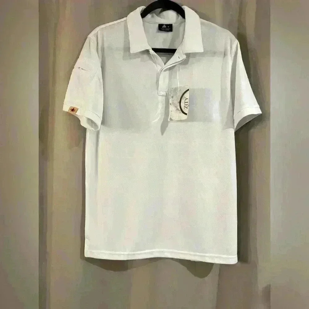 Men’s NWT White Zity Polo